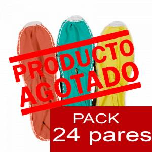 Mujer Colores Lisos - Alpargatas Colores Pastel PRIMAVERA - Caja 24 pares 